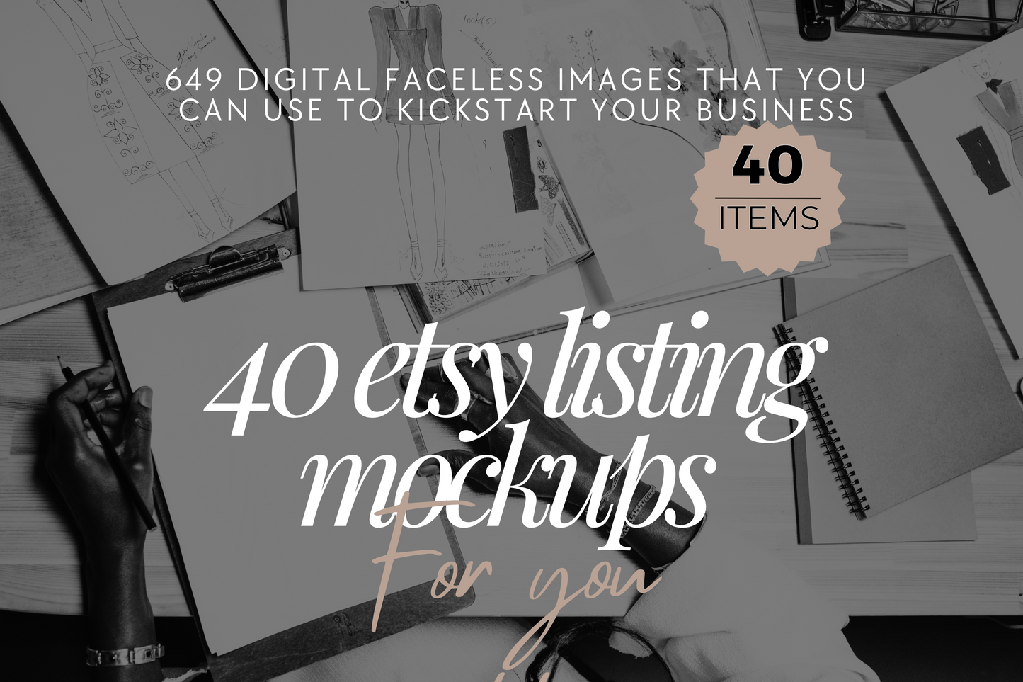 40 Etsy Listing Mockups