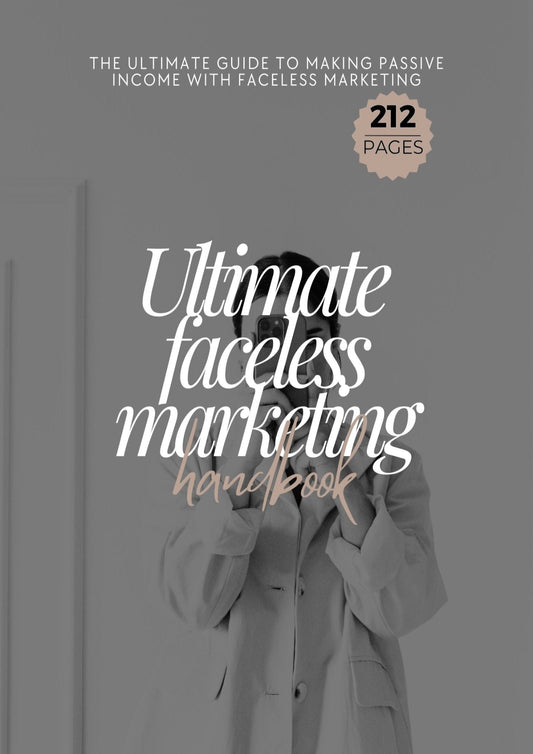 Faceless marketing handbook Ultimate