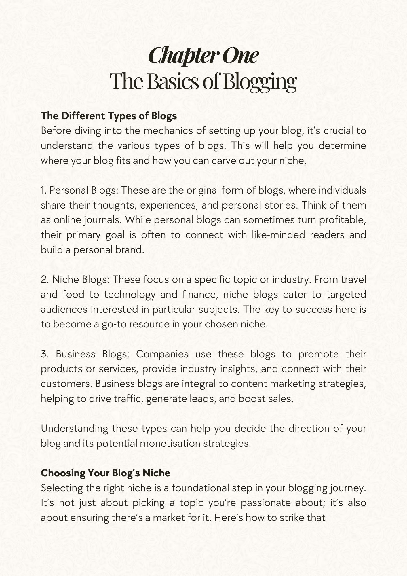 Generate Passive Income With Blogging